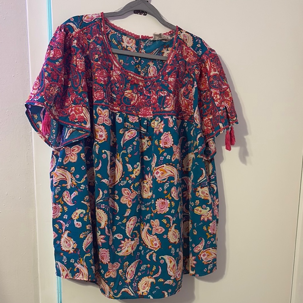 005 - Savannah Jane Floral Paisley - Multicolor